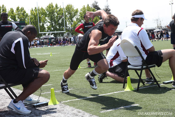 49093, PLAYER at the Nike Sparq Football Combine in Long Be…