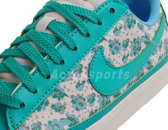 Nike WMNS Blazer Low 09 AP - Floral Pack - Aster Pink + Turbo Green 