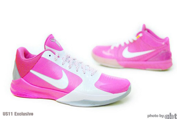 Nike Zoom Kobe V Think Pink Kay Yow 11