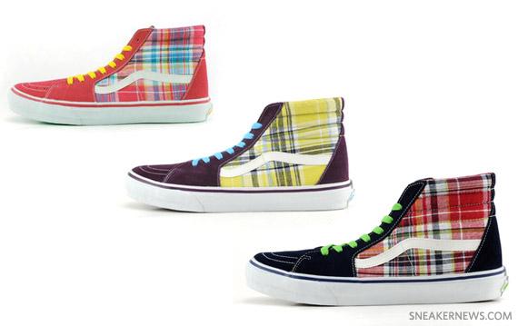 Vans Sk8-Hi - Madras Plaid Pack