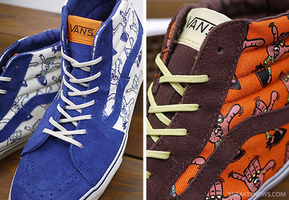 Vans Vault SK8 Hi LX – Surf Shaka – Blueprint + Orange – Mahogany