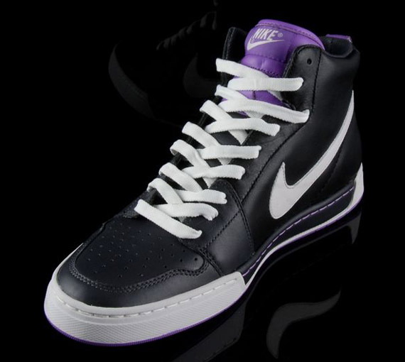 Nike Air Royal Mid - Black - White - Purple | Available - SneakerNews.com