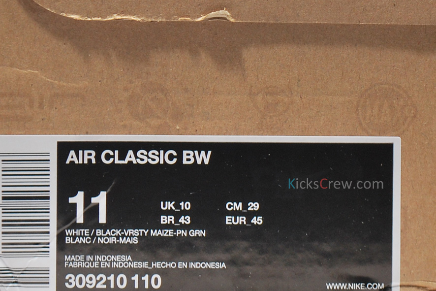 309210 110 8 Air Classic Bw 110 Boxw
