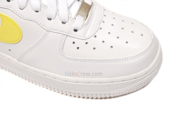 Nike WMNS Air Force 1 Low - White - Vibrant Yellow | Available - SneakerNews.com