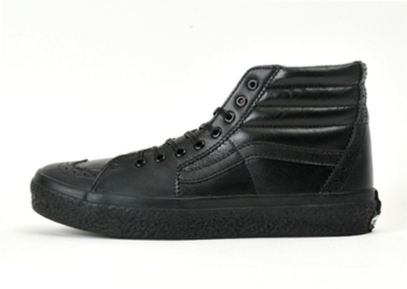 Vans Sk8-Hi 'V38Medallion' - Black + Brown - SneakerNews.com