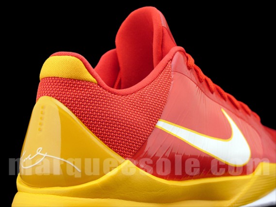 Nike Zoom Kobe V (5) – Comet Red – White – Del Sol