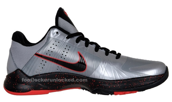 Zoom Kobe V Wolf Greyblackdaring Red  2 