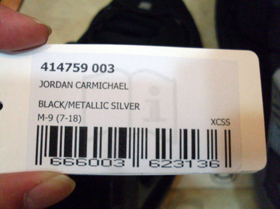 Air Jordan Carmichael Black Metallic Silver 11