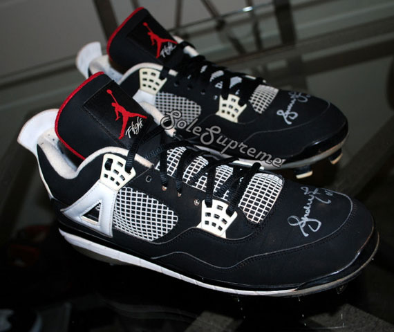 Air Jordan Iv Cleats Andruw Jones Pe 05