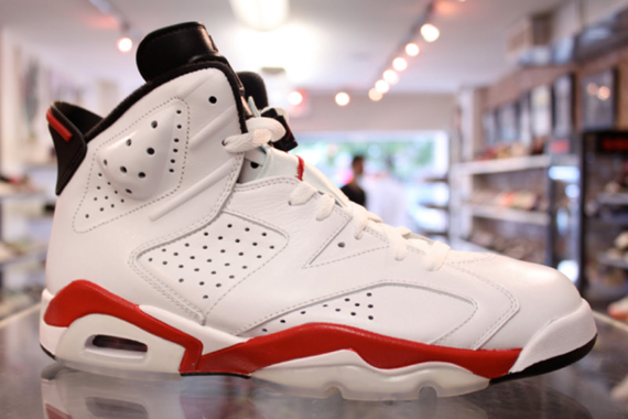 jordan 6 white varsity red