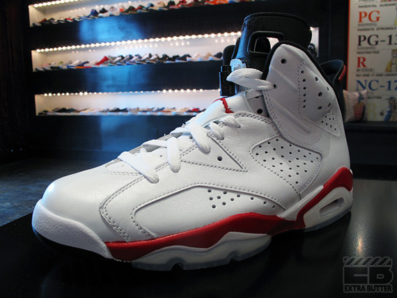 Air Jordan Vi White Varsity Red Release Reminder 02