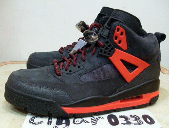 Air Jordan Winterized Spizike Boot Black Challenge Red 8