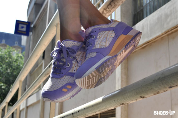 Asics Gel Lyte III - Lavender - White - Orange