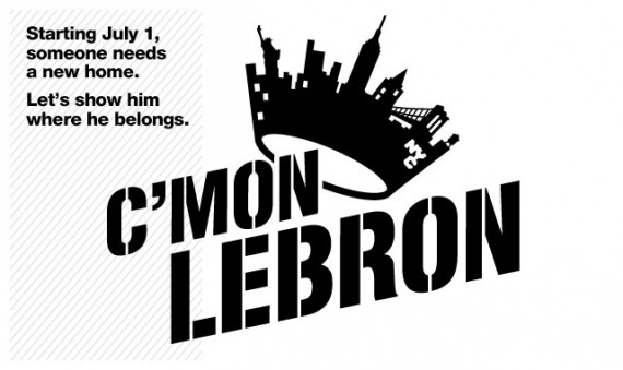 C’mon LeBron! – NYC Campaigns for LeBron James