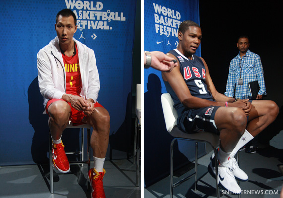 Kevin Durant & Yi Jianlian Talk World Basketball Festival 2010