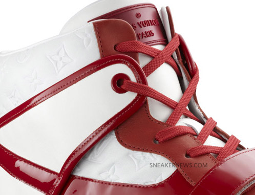 Louis Vuitton Tower Hightop Sneaker – Red – White