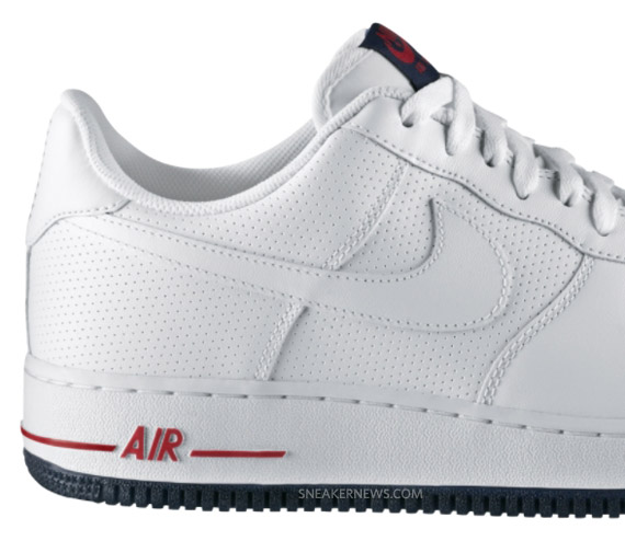 Nike Air Force 1 Low - White - Varsity Red - Navy | Available