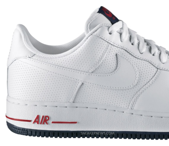 Nike Air Force 1 Low – White – Varsity Red – Navy | Available