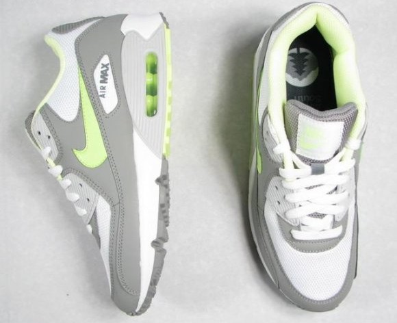 nike-air-max-90-light-charcoal-white-lime-liquid-02 Nike Air Max 90 Light Charcoal White Lime Liquid 02