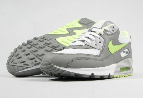 nike-air-max-90-light-charcoal-white-lime-liquid-03 Nike Air Max 90 Light Charcoal White Lime Liquid 03