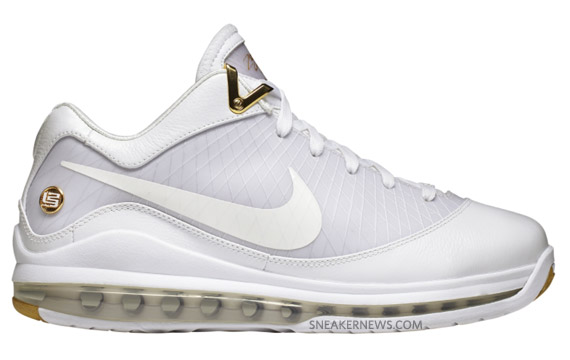 Nike Air Max Lebron Vii Low White Gold Available 3