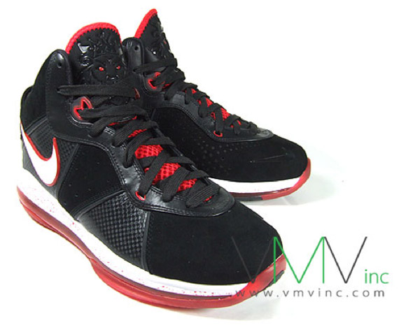 Nike Air Max Lebron Viii Black White Red 3