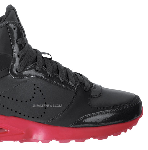 Nike Air Maximas Dark Grey Solar Red 3