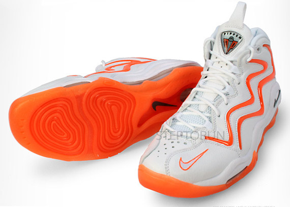 Nike Air Pippen White Total Orange 1
