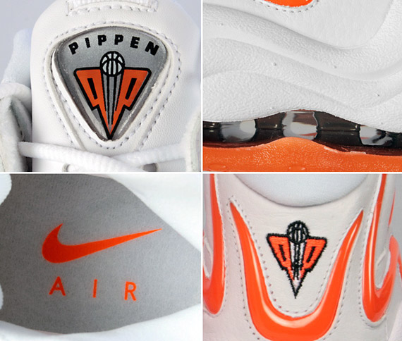 Nike Air Pippen White Total Orange 3
