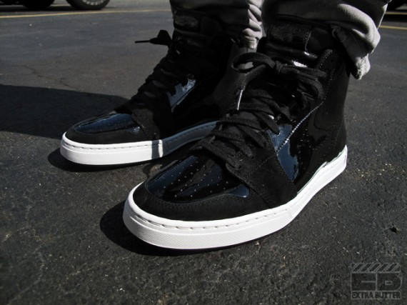 Nike Air Royal Mid QS - Black Suede/Patent Leather