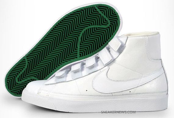 Nike Blazer Ac High White Varsity Red Pine Green 3