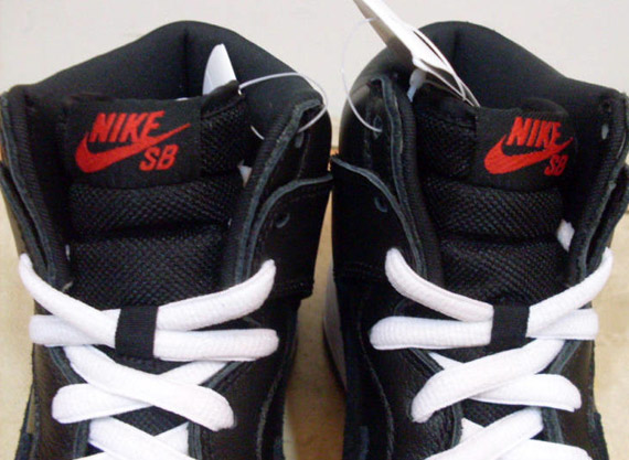 Nike SB Dunk High Premium - Black - White | Unreleased Sample