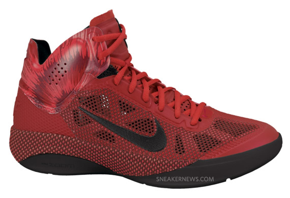 Nike Hyperfuse Red Black 1