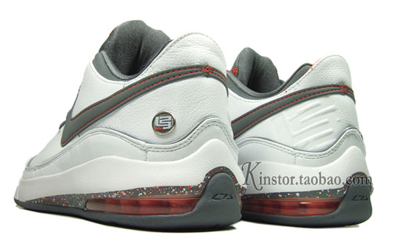 Nike Lebron Vii Low White Cool Grey Total Orange 04