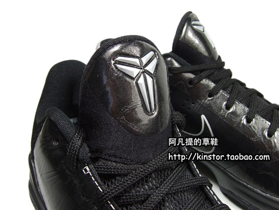 Nike Zoom Kobe V Black Metallic Silver 04