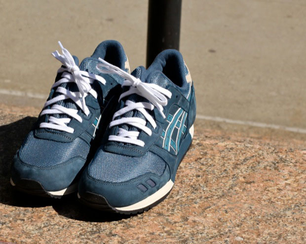 Rf X Asics Gel Lyte Iii Navy Aqua 2