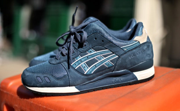 Rf X Asics Gel Lyte Iii Navy Aqua 6