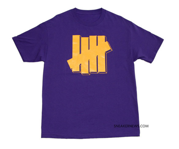 Undftd X Lakers X Converse Chucks T Shirts 8