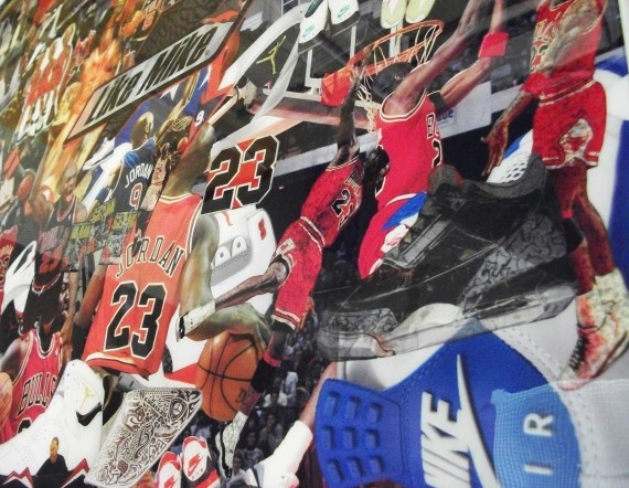 Michael Jordan Collage Backboard @ Sole Fly