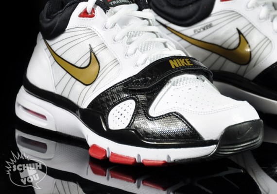Nike Air Trainer 1.2 Mid – White – Black – Gold – Red