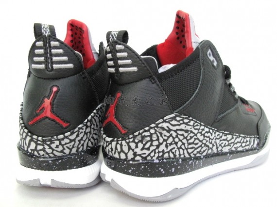 Air Jordan CP3 Tribute - Black - Red - Cement - White | Detailed Images