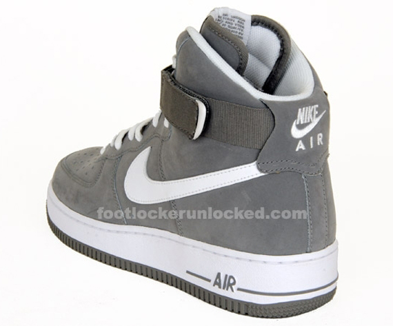 Nike Air Force 1 High - Light Charcoal - White | Release Info
