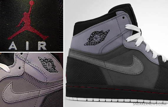 Air Jordan 1 Retro High Black Dark Charcoal 1