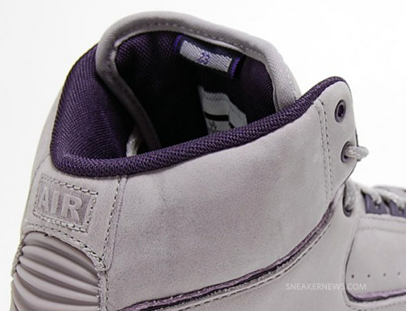 grey and purple jordan 2