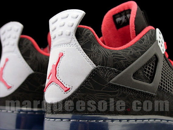 Air Jordan Force Fusion Ajf Iv Black Red Grey Laser 01