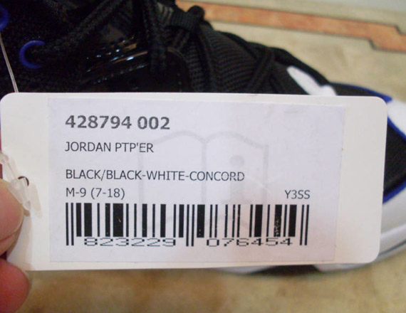 Air Jordan Ptper Black White Concord 11