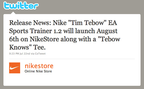 Ea Sports X Nike Trainer 1.2 Tim Tebow Pe Release Info