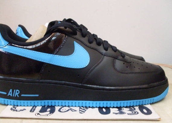Nike Air Force 1 Low Black Chlorine Blue 1