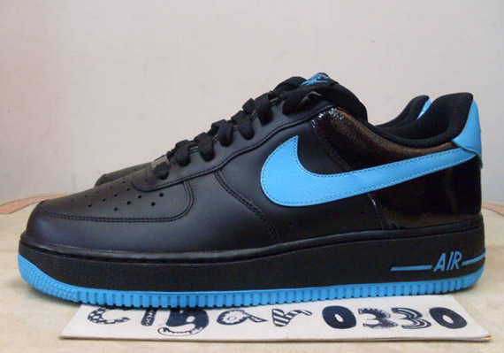 Nike Air Force 1 Low Black Chlorine Blue 2