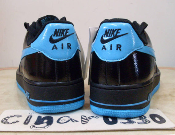Nike Air Force 1 Low Black Chlorine Blue 4
